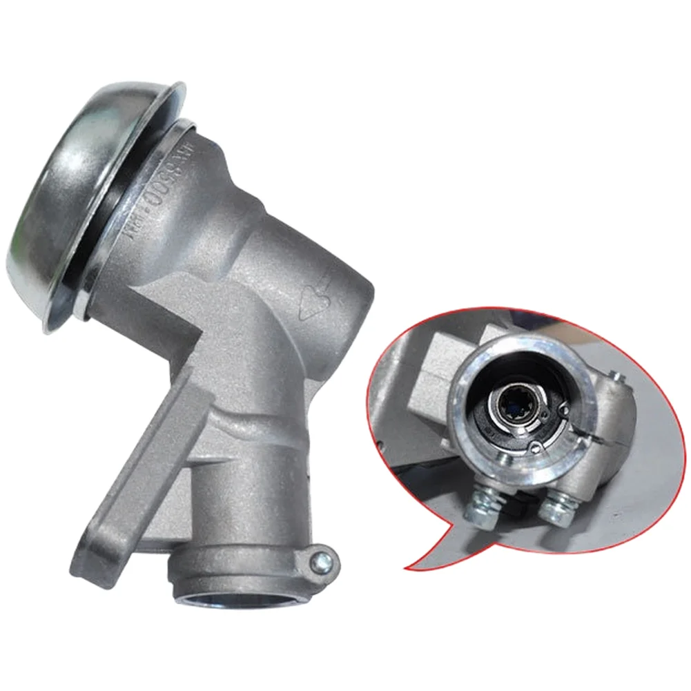 Cabezal de Repuesto para Desbrozadora OLEO EM780 y MAC EM780, Construcción de Aluminio, 28X10 32X10 Dientes, 15x15x10cm, Plateado