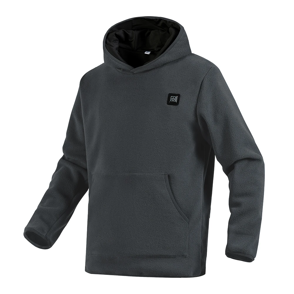 Hoodie aquecido unissex com temperatura constante, carregador portátil, pulôver personalizado, tops quentes, camisola esportiva, USB, 5V, 2V, novo,