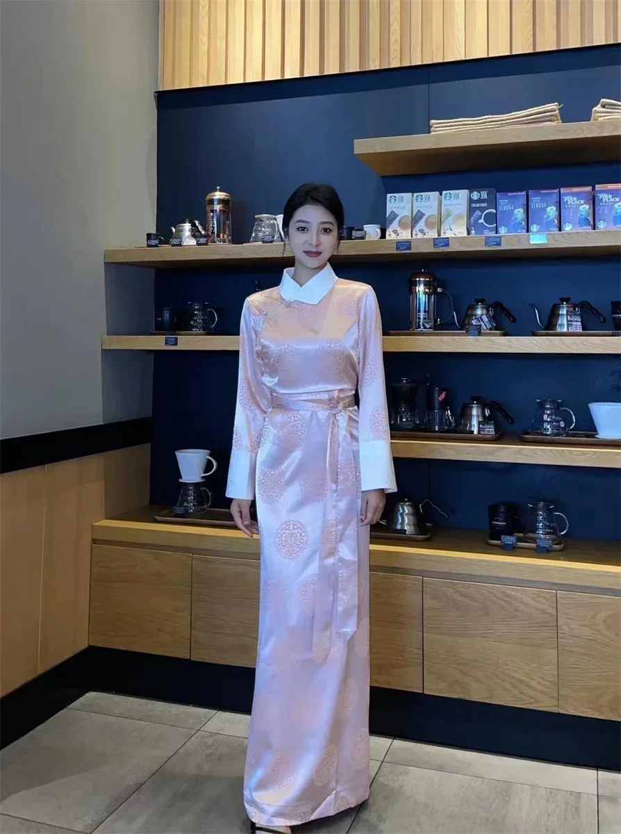 Tibetan Pola skirt, women's clothing, ethnic minority dance costumes