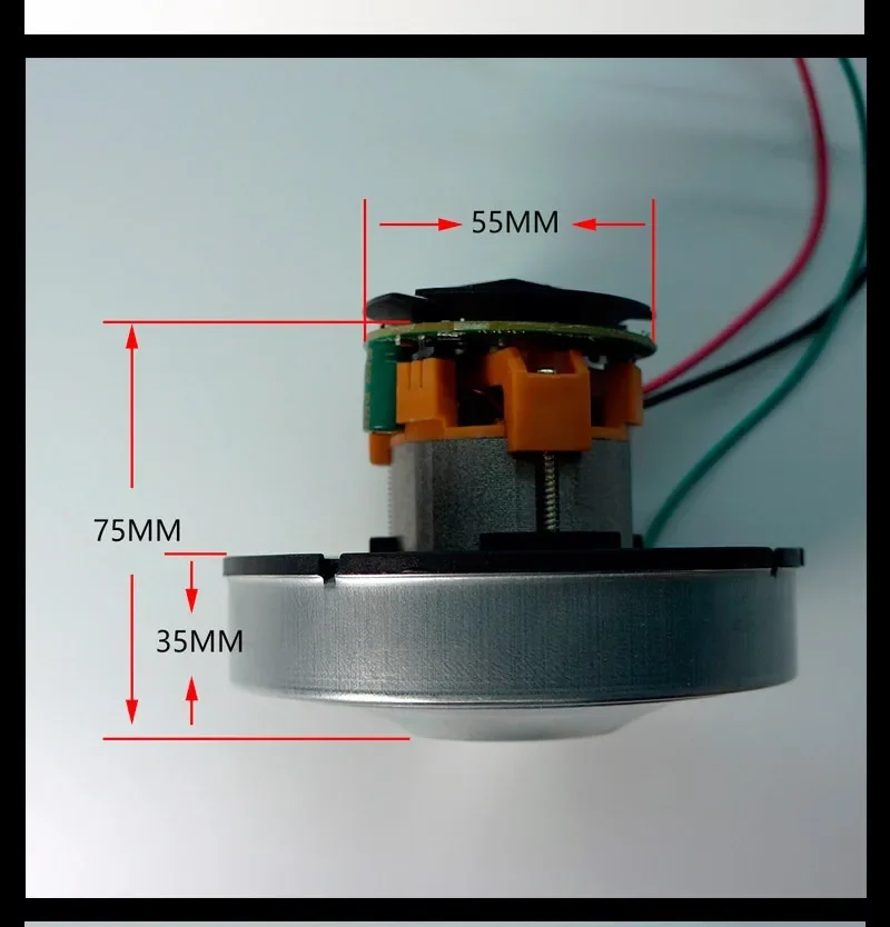For High Power Brushless DC Vacuum Cleaner Fan Motor, 24V & 48V Optional, Durable DC Blower Motor for Vacuum Equipment