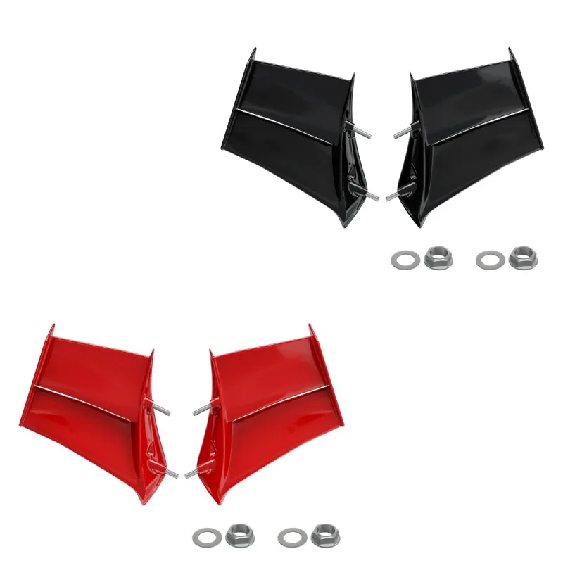 For DUCATI PANIGALE V4 V4S V4R SP 2025 2026 Motorcycle Front Fairing fixed wing Side red Winglets Spoiler Air Deflector Kit