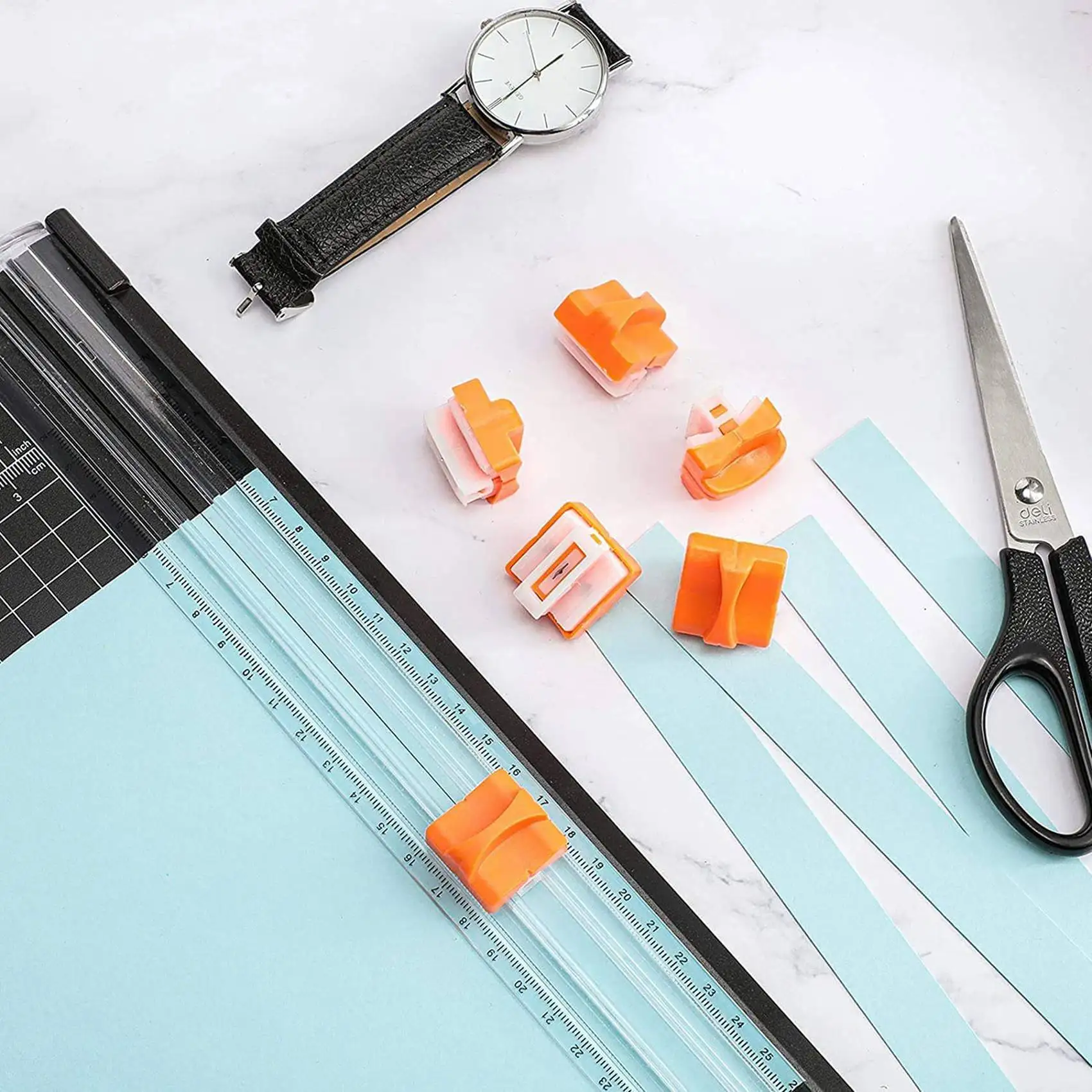 Exquisite-12 Pcs Paper Trimmer Replacement Blades Paper Cutter Blades Craft Paper Cutting Replacement Blades For A4 Paper Cutter