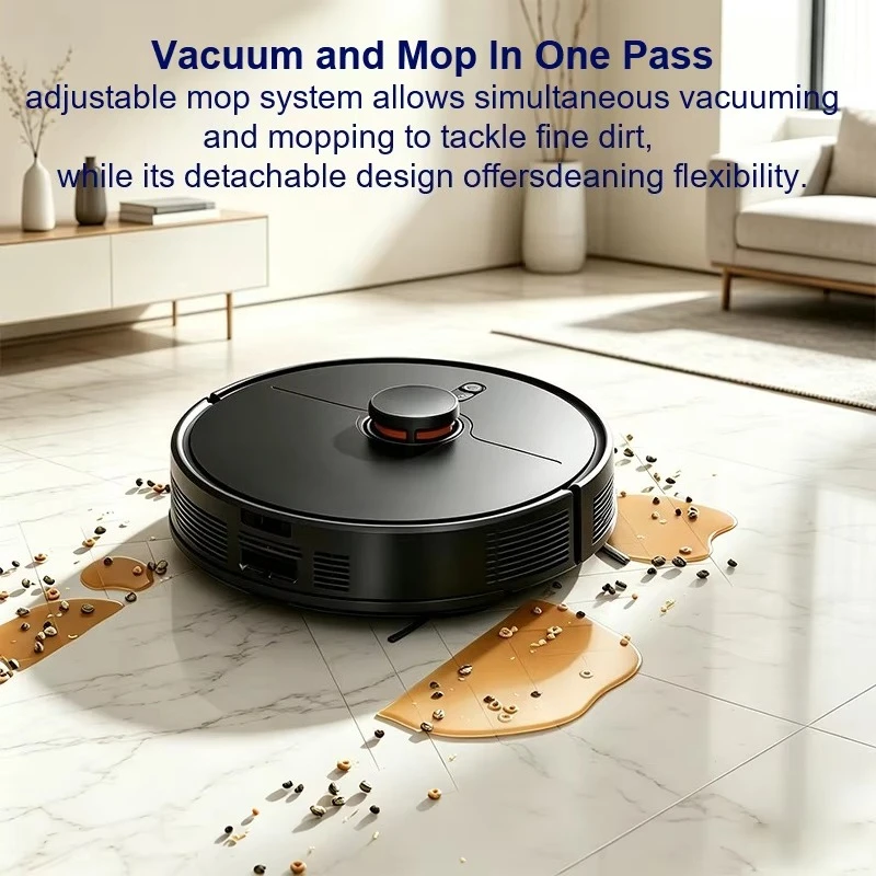 Smart Floor Cleaning Wet Dry Mopping Sweeping Robot