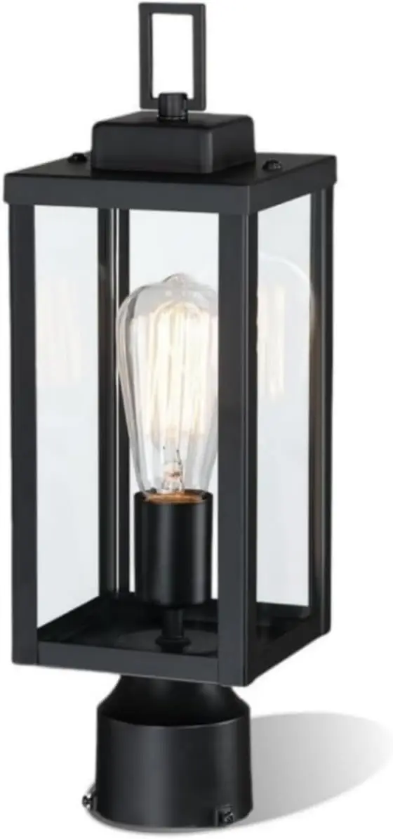 

Наружный фонарь, фонарь на столбе, основание E26, макс. 60 Вт, металлический корпус плюс стекло, количество ETL, лампы в комплект не входят