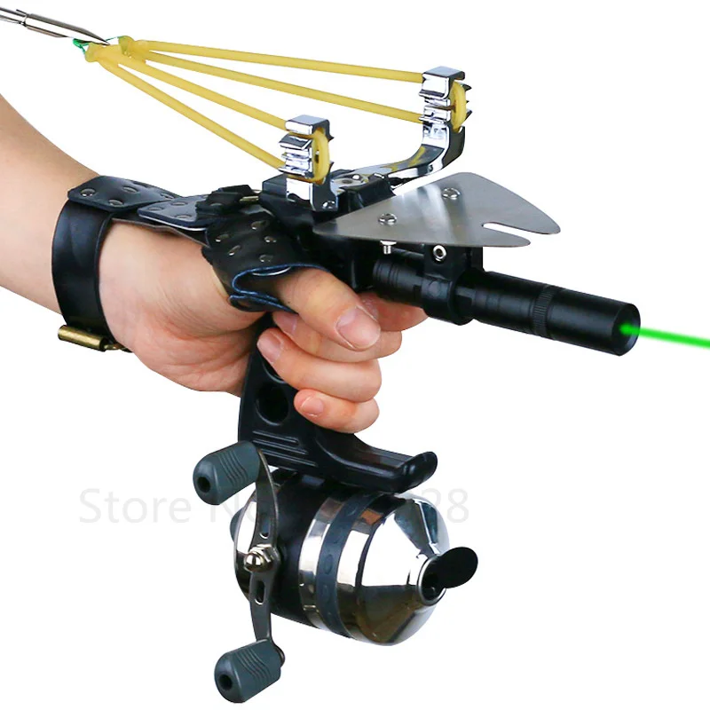 Profession Slingshot Hunting Fish Fishing Accessories Glasses Reel Gloves Outdoor Camping Tools High Speed Fishing Catapult