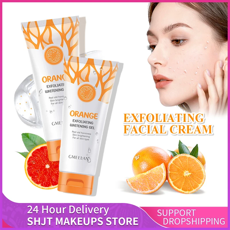 Orange Exfoliating Gel Dead Spot Remover Brighten Peeling 50g Gentle Repair Scrub Whiten Hydrating Moisturizer Korean Skin Care