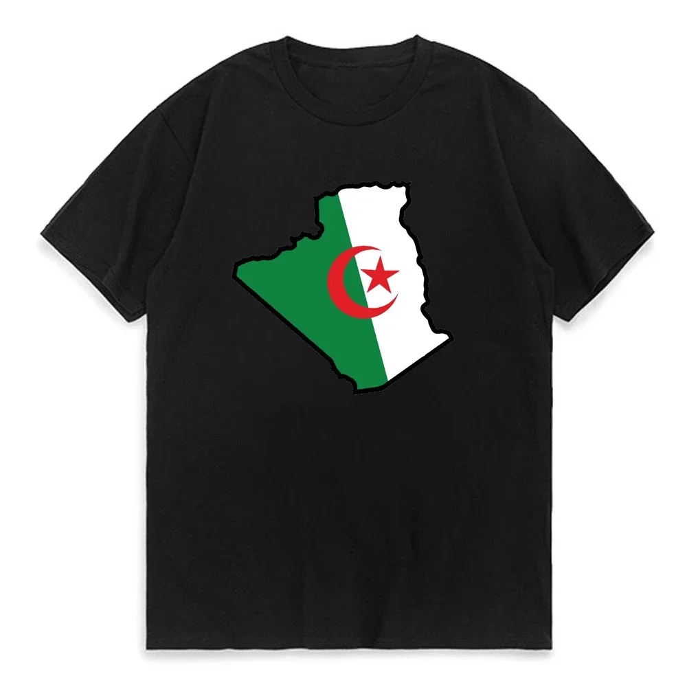 

Funny Algeria Heartbeat Proud To Be Algerian T Shirts Idea Graphic Cotton Streetwear Short Sleeve Birthday Gifts Summer T-shirt