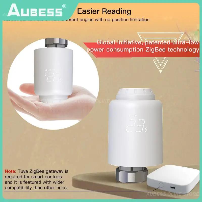 Wireless Temperature Controller Remote Wifi Thermostatic Radiator Tuya Smart Valve Actuators