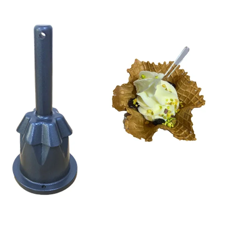 Manufacturer Customized Baking Tools Waffle Cone Mold Premium Yogurt Waffle Bowls Filled Ice Cream Waffle Bowl Molds