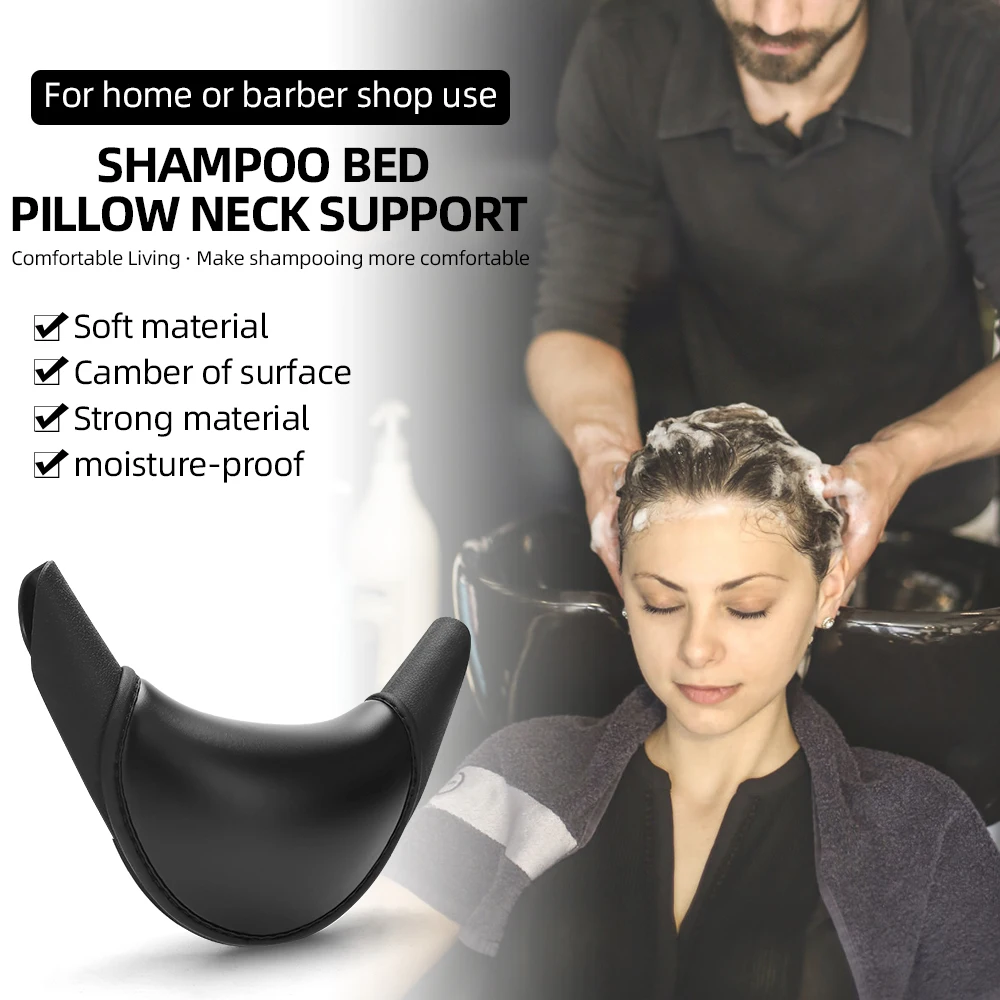 

Barbershop Silicone Shampoo Pillow U-shaped Anti-slip Neck Pillow Salon Sink Neck Cushion Barber Hair Washing Pad Tools Supplies