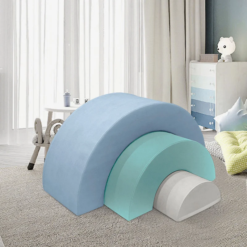 Custom Best Selling Convertible Multi-Functional Interlocking Soft Foam Building Block Sofa Set Children's Bedroom School Shoppi