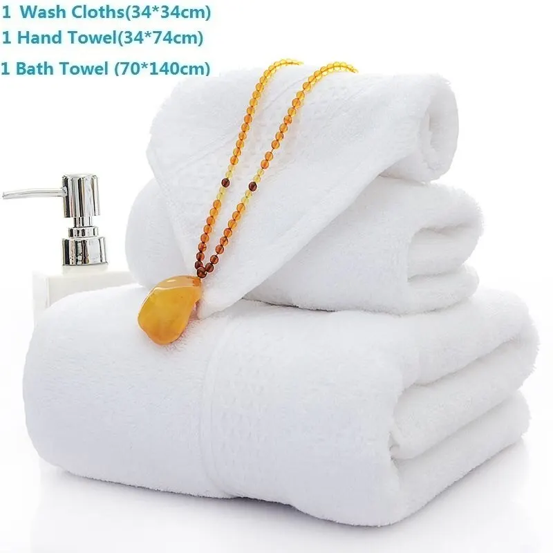 Ensemble de serviettes de bain en coton douces et absorbantes_voghion.com