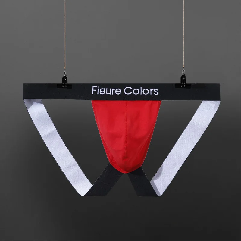 

Cotton Men's Panties Underwear Comfortable T-Back Underpants Breathable Thongs Big U Convex Pouch Sexy Backless Male G-String