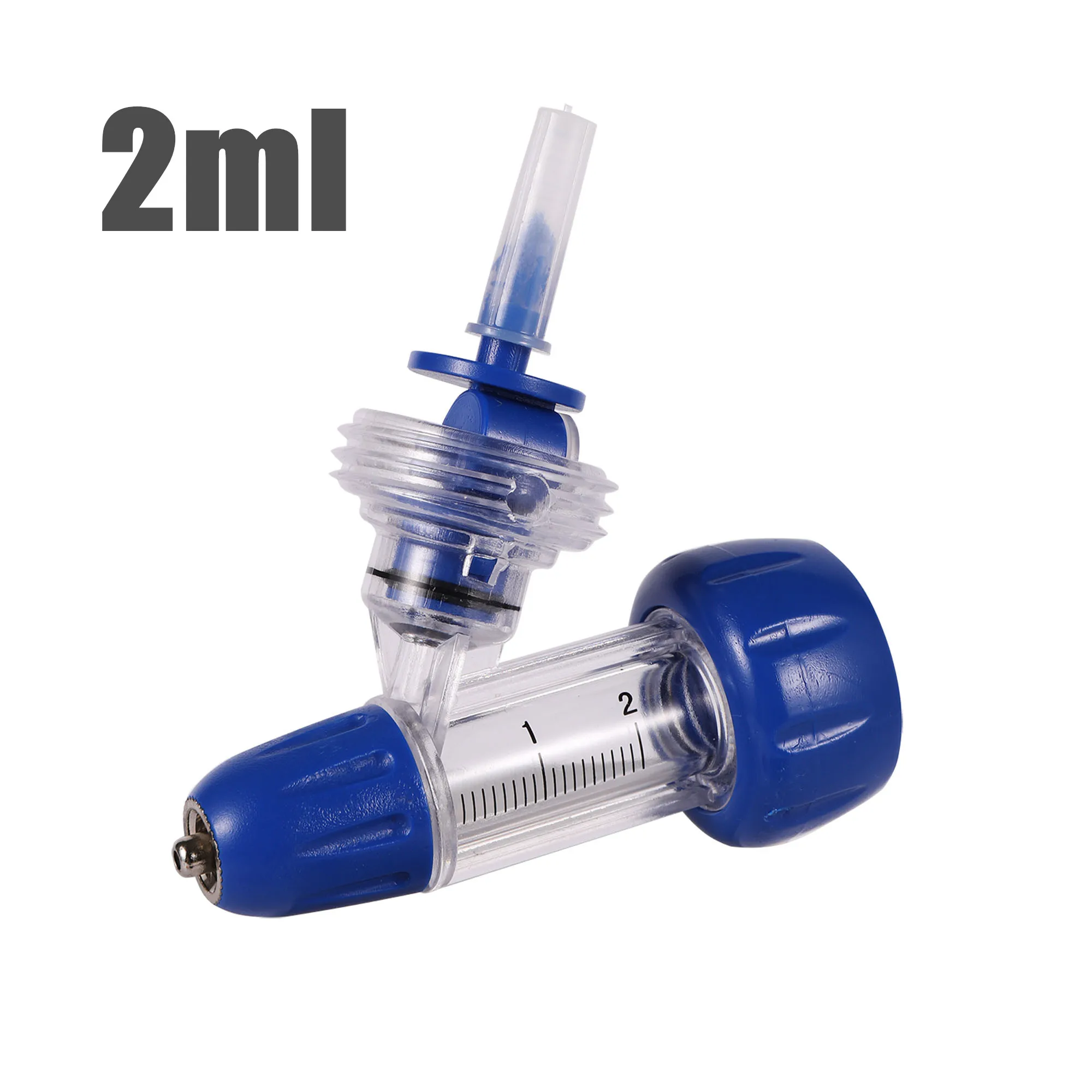 1Pc 2/5/10ml Automatic Veterinary Continuous Syringe Animal Adjustable Vaccine Injector livestock Sheep Cow Injection Accessorie