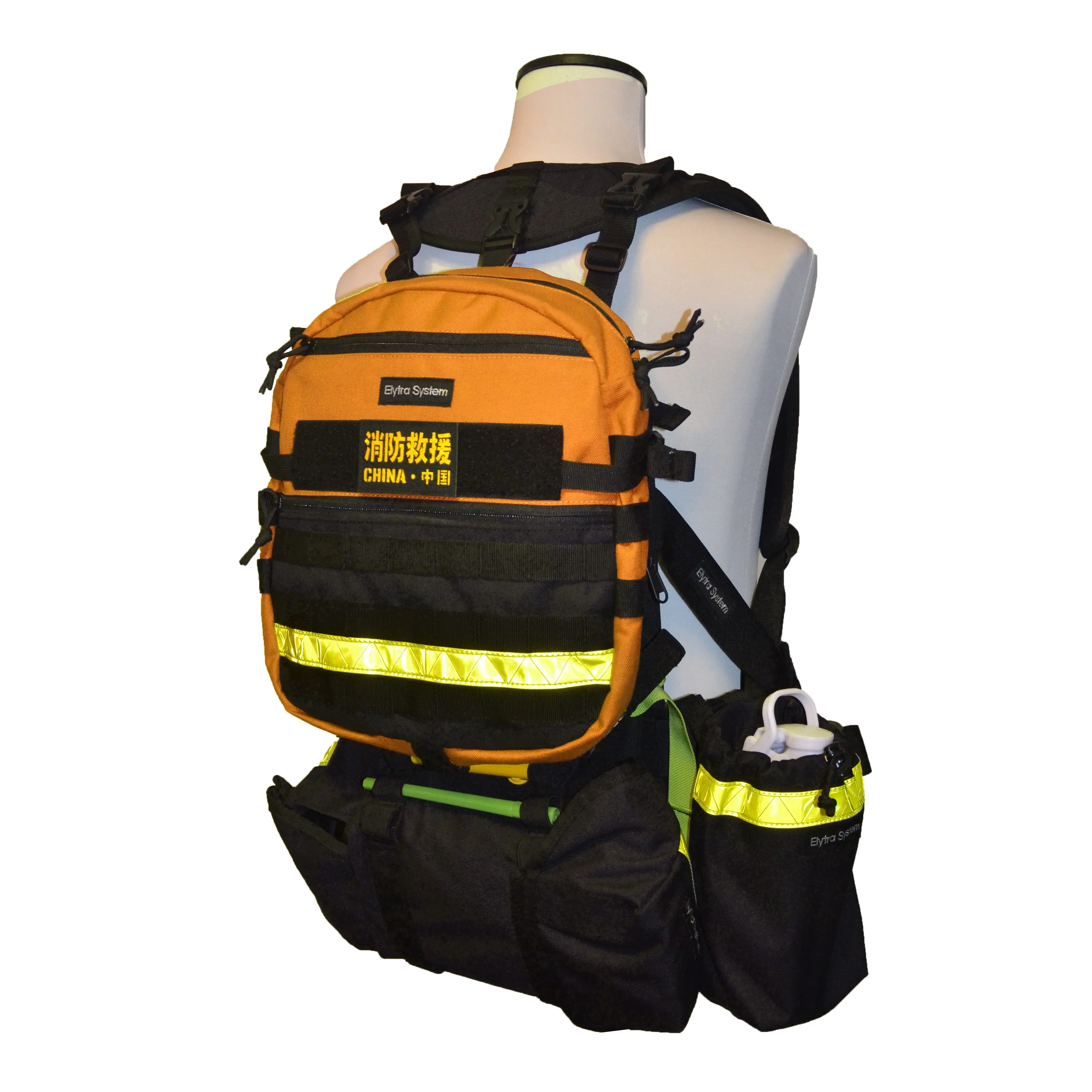 4 in 1 Combination High Capacity Firefighter Fireman Rescue Backpack Forrest Wildland Emergency Rescue Hydration