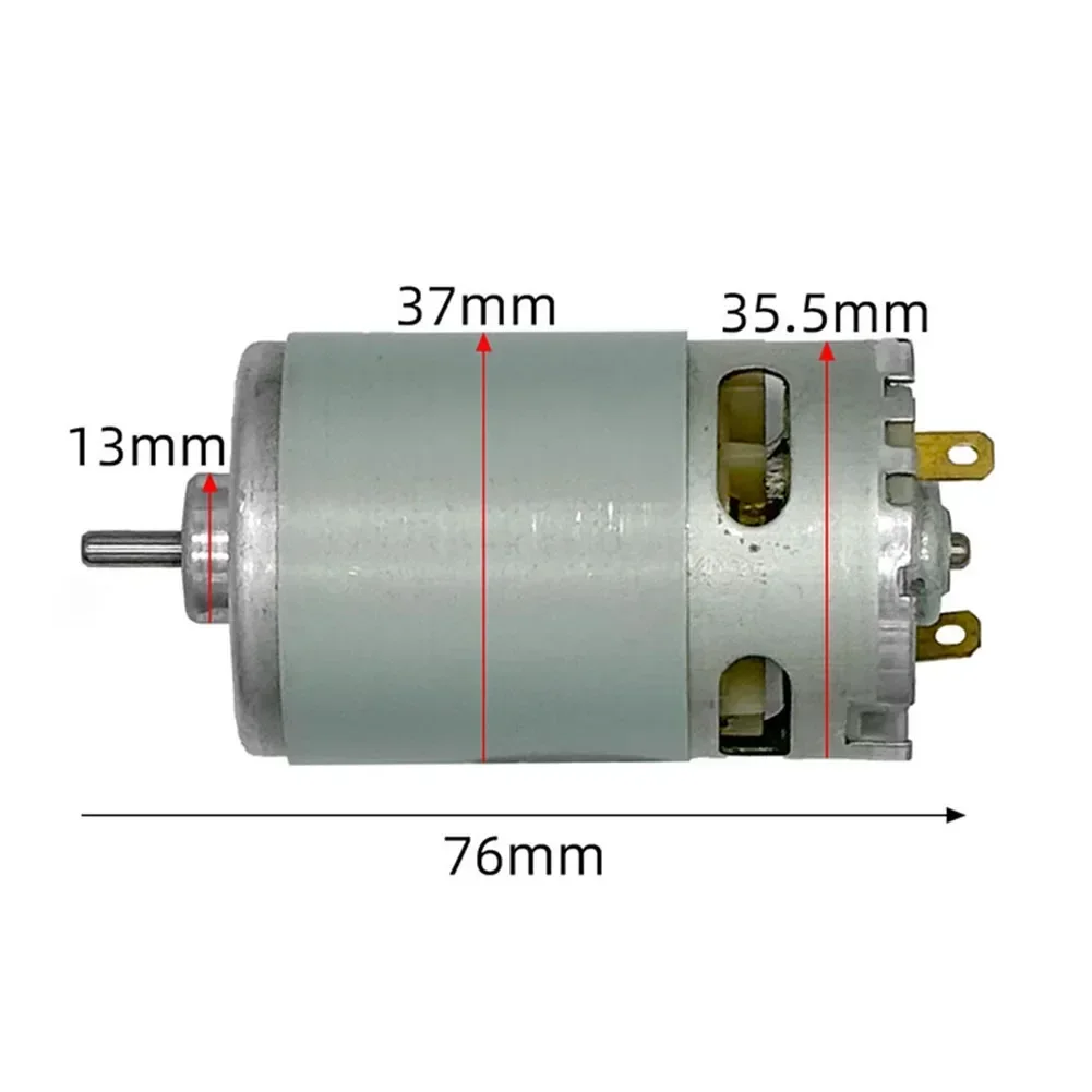 1pcs RS550 Motor 20V Electric D-Shaped Shaft Engine Electric Motor For Car Washing Machine Power Tool Accessories Electrical