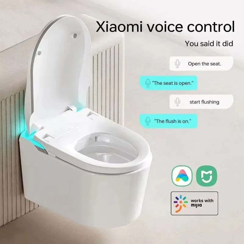 Sanitário Inteligente com Bidê - Sensor de Radar, Assento Aquecido, Descarga Automática e Silenciosa