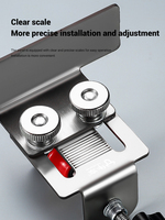 Cabinet Door Mounting Jig Cabinets Frame Clamp Household Hidden Door Stainless Steel Mounting Support Woodworking Tools