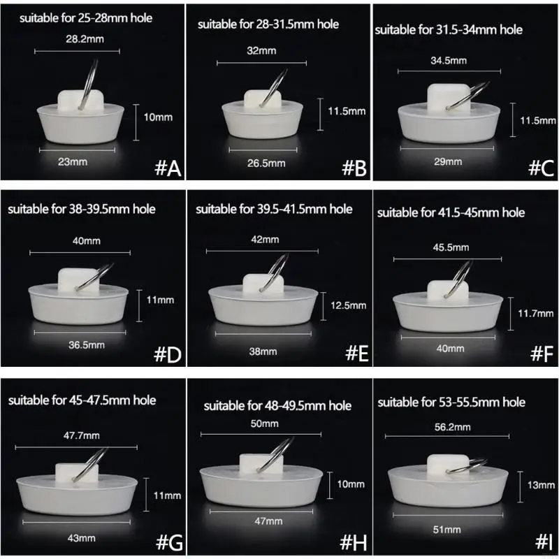 W91B Bath Plug Drain Stop Sing Basin Wasuc