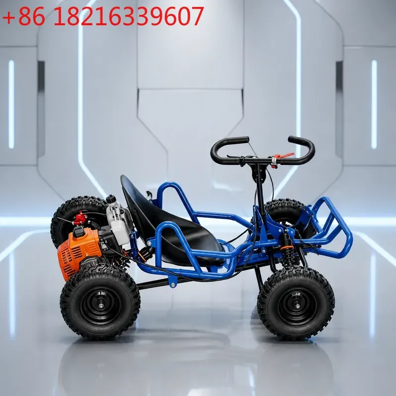 82cc Four Stroke Fuel Go Kart with Standard 6 Inch Wear Resistant Tires Nimble Body and Sensitive Steering