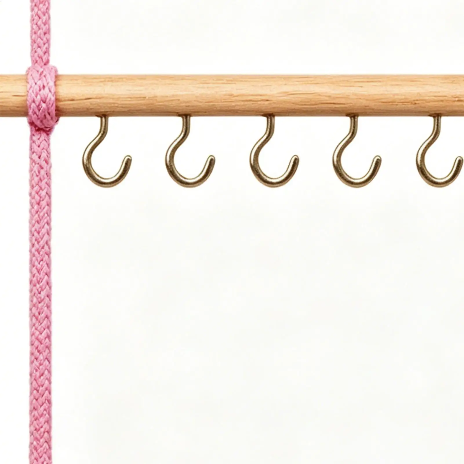 Headband Holder 30 Hooks Wall Mounted Pink Bow Multifunctional Funny Hair Hoop Hanger For Women Girls Scrunchies Hairband