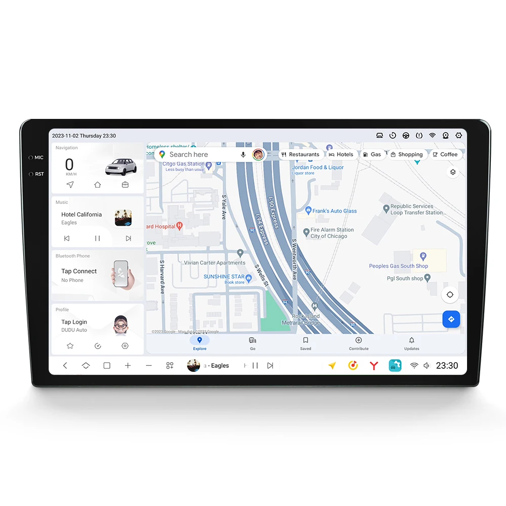 

NaviFly DUDUAUTO DUDU7 7870 2K Screen Car Navigation For Universal Head Unit Stereo With Car Play Android Auto