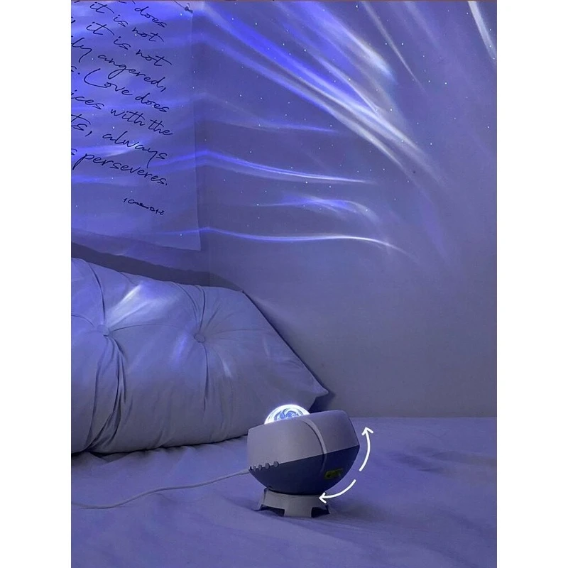 Star projector, ambient light, bedroom mood, water ripple light, gypsy, romantic night light