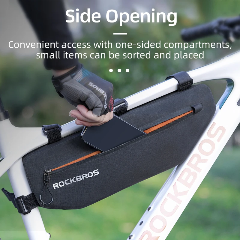 Rockbros Fietsen Tassen Top Tube Voorframe Bag Waterdichte Mtb Road Driehoek Fietstas Vuilwerend Fiets Accessoires Tassen