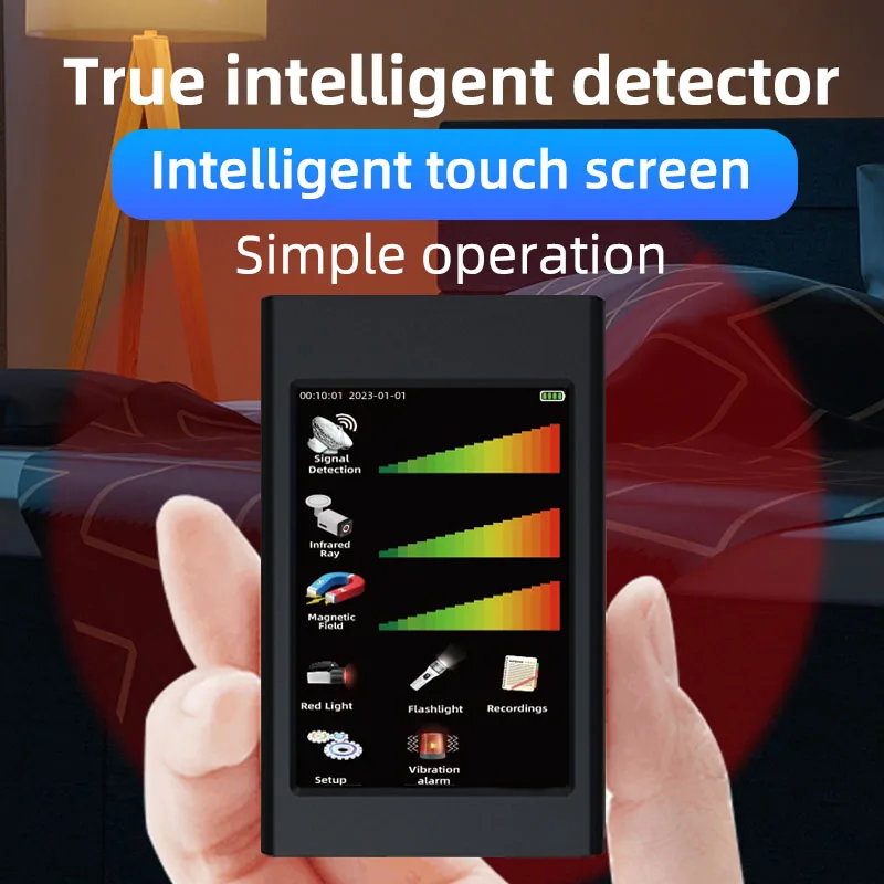 NEW Hidden Camera Detector LCD Spy Gadgets Wiretapping Bug Mini Radar Detector Spy Camera GPS GSM Sound Signal Detector