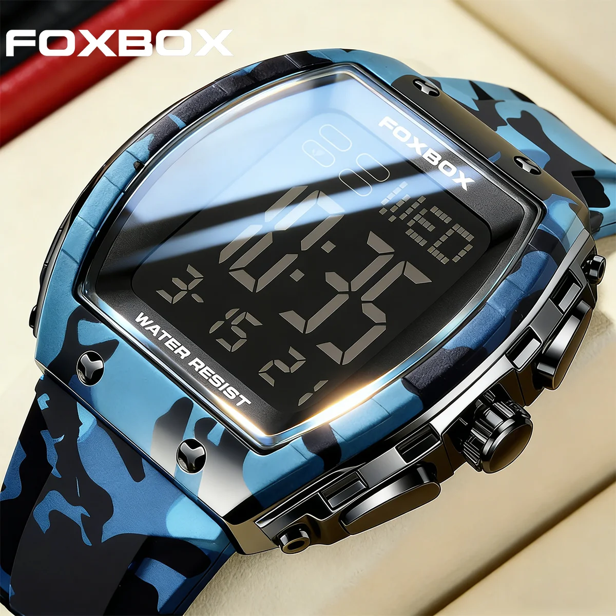 

LIGE модные мужские часы многофункциональные военные спортивные кварцевые часы для мужчин светодиодные светящиеся водонепроницаемые цифровые часы Reloj