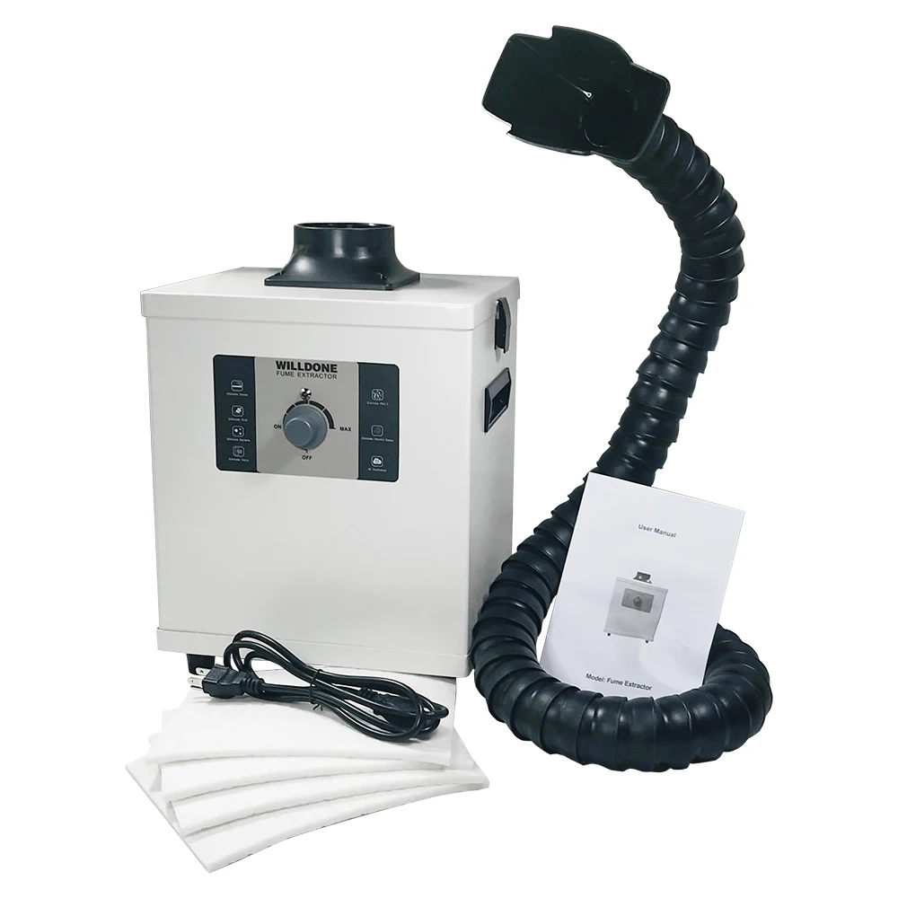 Portable Soldering Smoke Absorber Welding soldering Dust and Fume Extractor for Beauty Salon