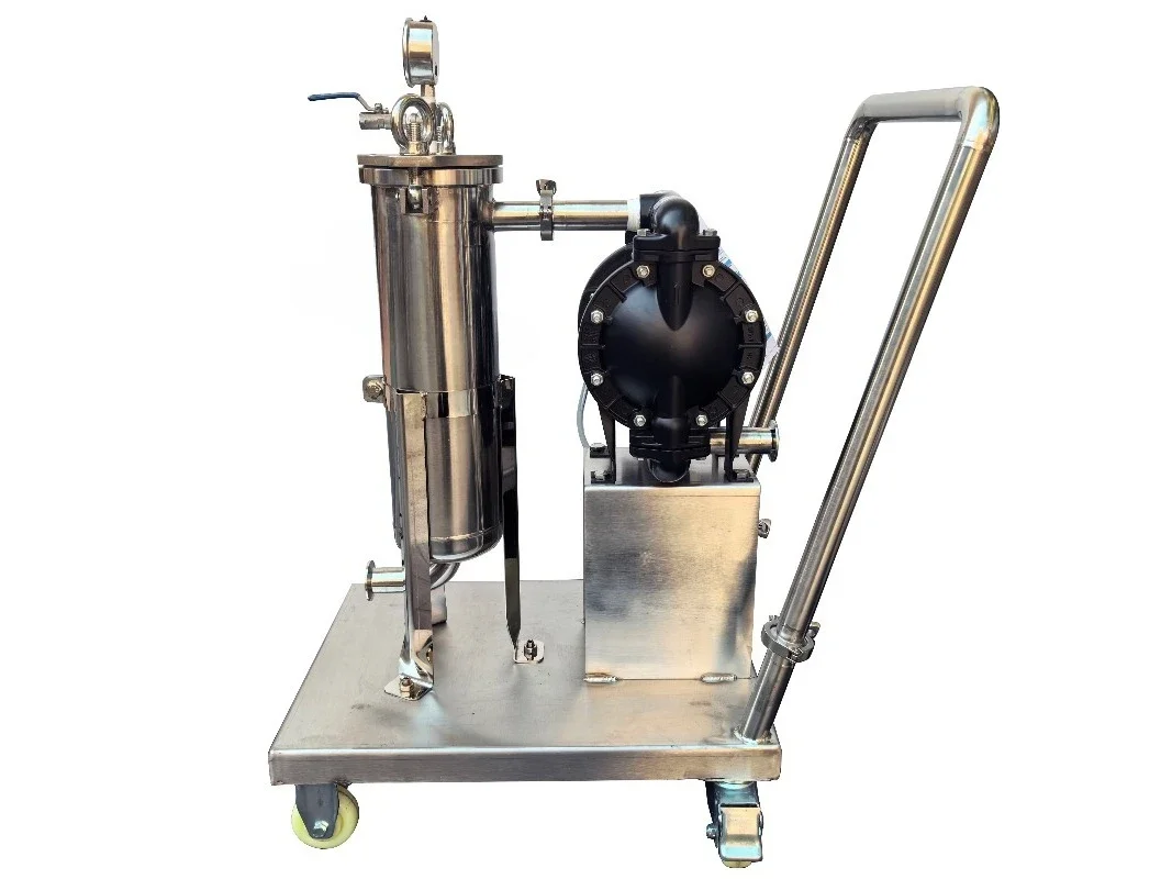Pneumatic Stainless Steel Mobile Filter/Bag Filter