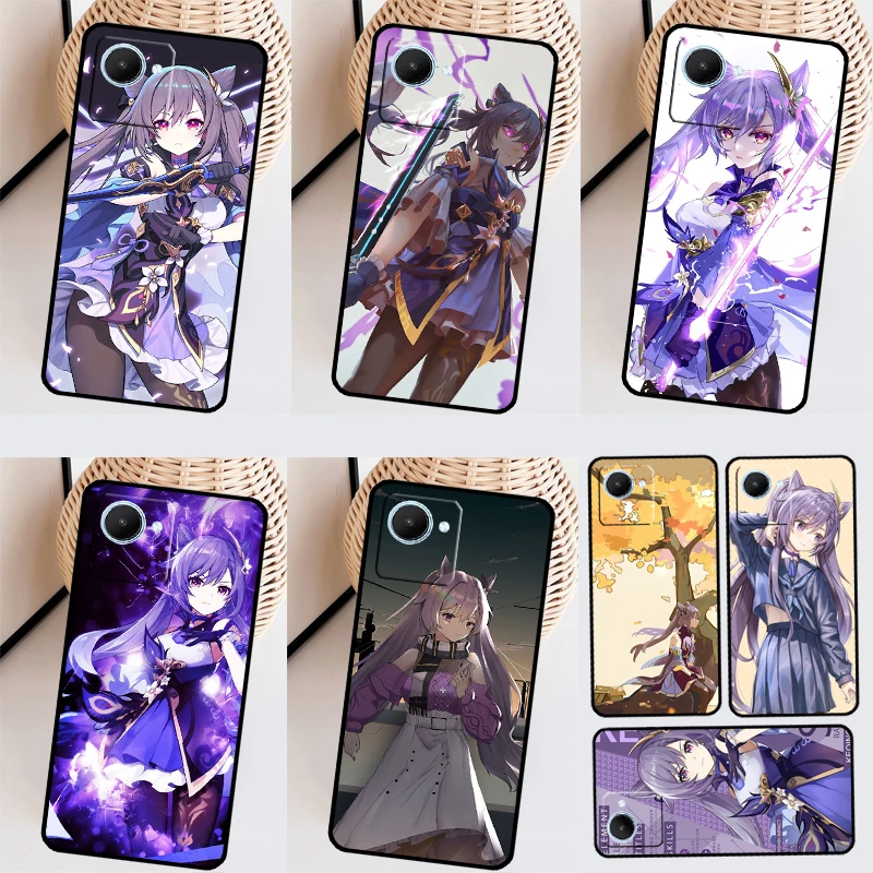 Keqing Genshin Impact Anime чехол для Realme C25s C55 C53 C35 C33 C31 C30 C21Y C15 C11 GT Neo 5 3T 2T 9 10 11 Pro Plus Keqing Genshin Impact Anime чехол для Realme C25s C55 C53 C35 C33 C31 C30 C21Y C15 C11 GT Neo 5 3T 2T 9 10 11 Pro Plus