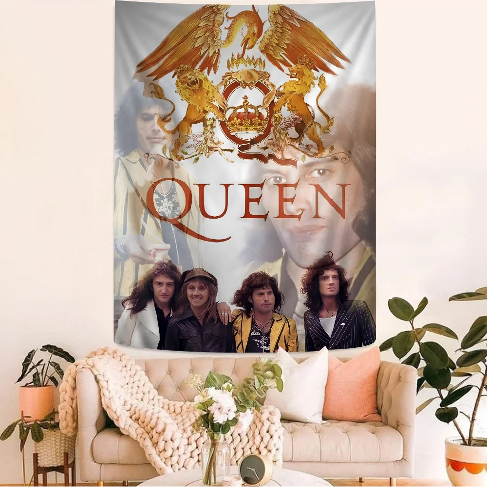 

Fashion Band queen freddie mercury Tapestry Anime Tapestry Hanging Tarot Hippie Wall Rugs Dorm Wall Hanging Sheets