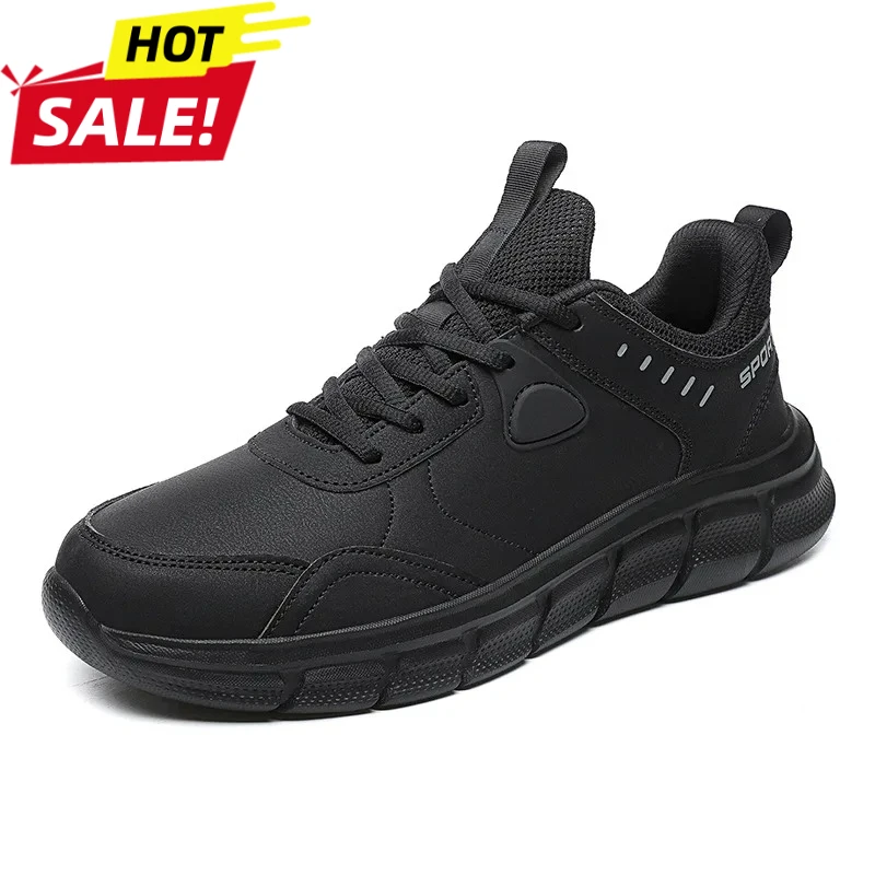 

Мужская водонепроницаемая рабочая обувь, легкие удобные противоскользящие амортизирующие кроссовки, повседневная модная обувь для активного отдыха, теннисная обувь