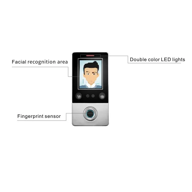 Access Control Face Recognition Face Access Controller Biometric Face Recognition Device with Wiegand