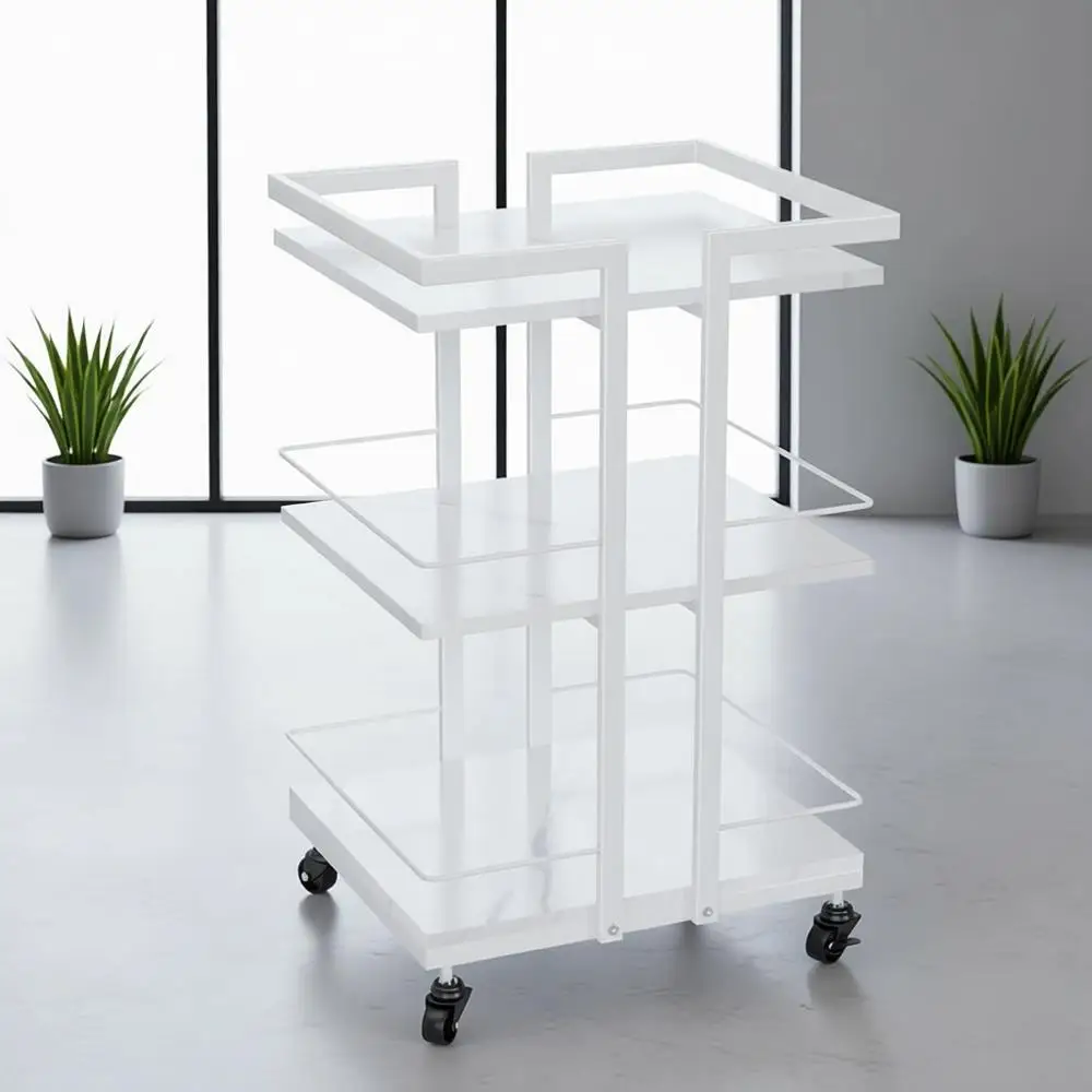

Mobile Three-Tier Cart for Esthetician, Spa, and Beauty Salon Equipment Storage