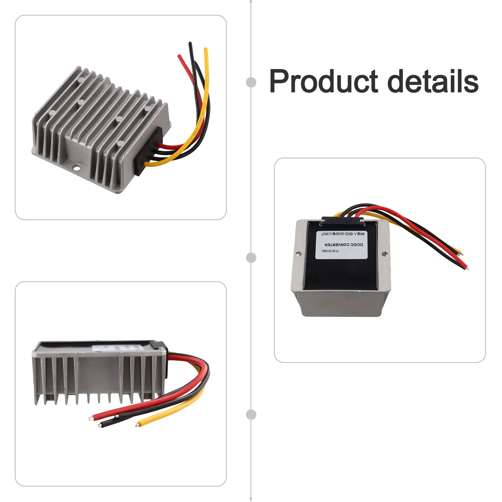 DC 5V-11V to 12V Step-Up Voltage Converter 5A 60W for Car Boat Truck Golf Cart LED Lighting Monitoring Systems