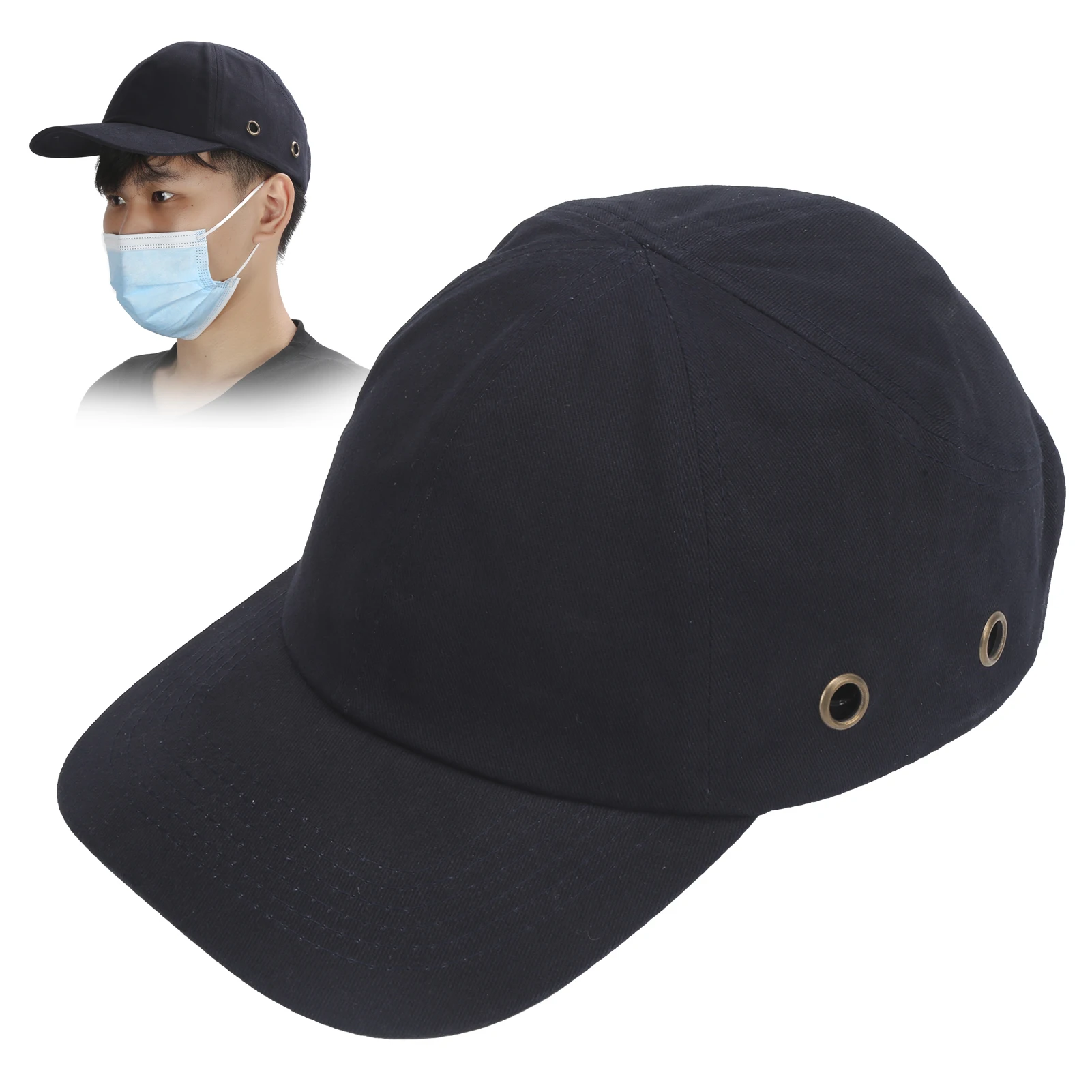 Baseball Bump  Anti-Collision Shock Absorption Breathable Hard Hat Head  for Welders Industrial Bump  Safety
