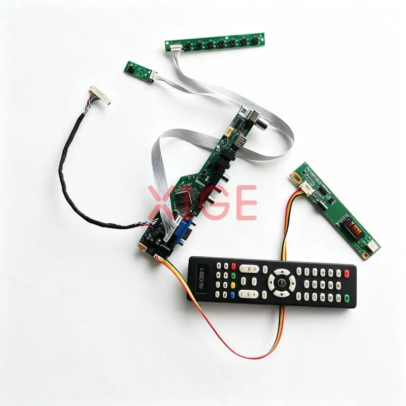 For LTN170WX LTN170BT08 LTN170X2 N170C2 Matrix Controller Drive Board DIY Kit 1CCFL HDMI+VGA+AV+USB 1440*900 LVDS-30Pin 1440x900