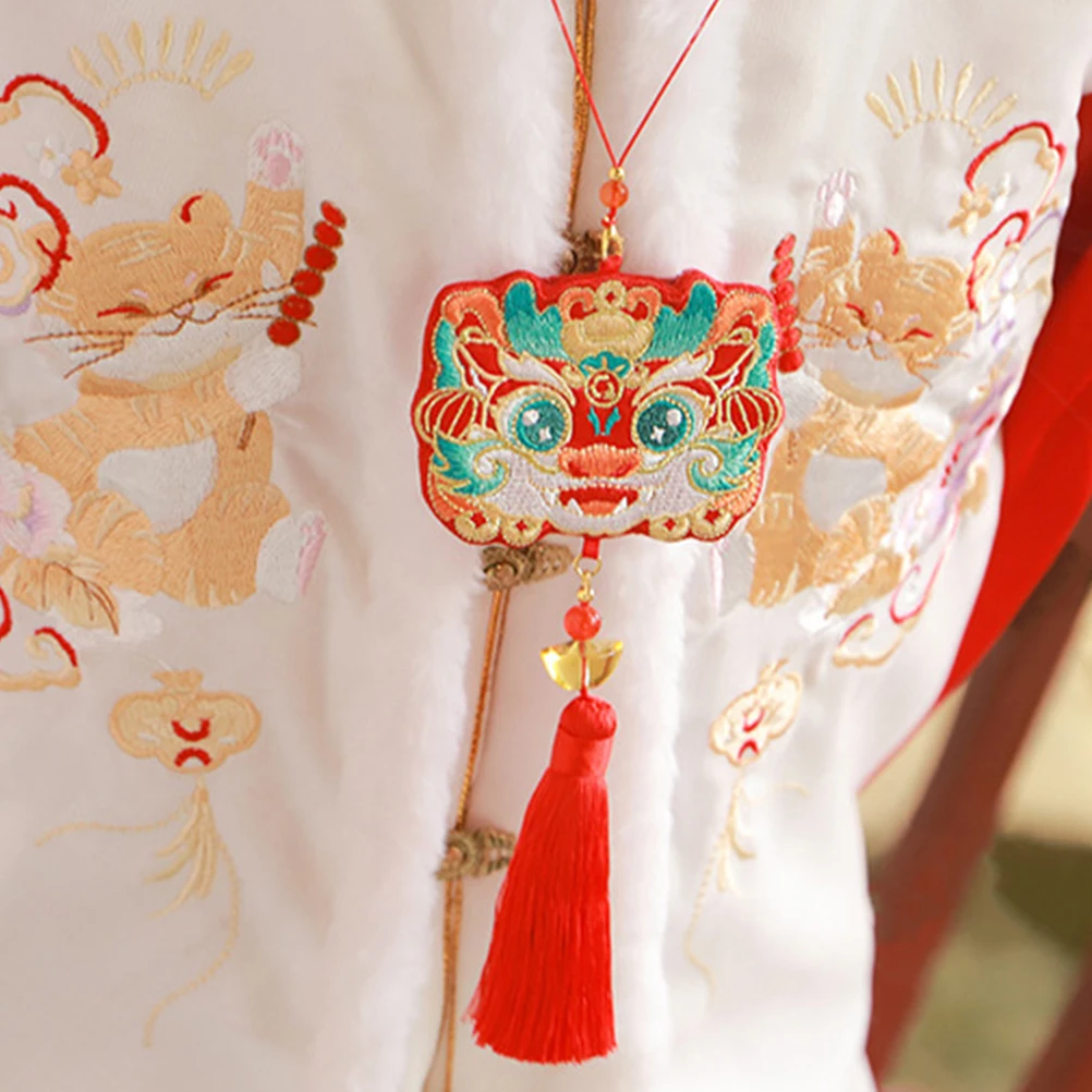 

Year of The Dragon Sachet Embroidered Pendant Hanfu Accessories Purse Packing Bag Empty Fragrance Bag Lavender Sachet Bags