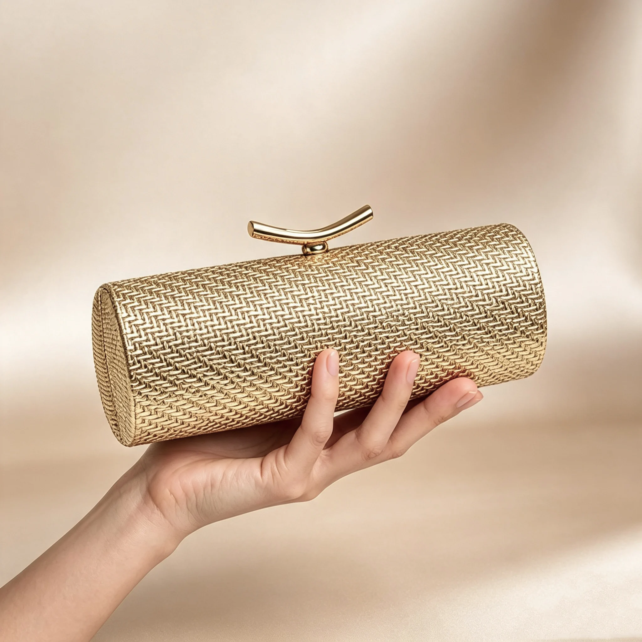 Borsa da sera dorata di lusso, - Luxury Bags Gold recensione e prezzo