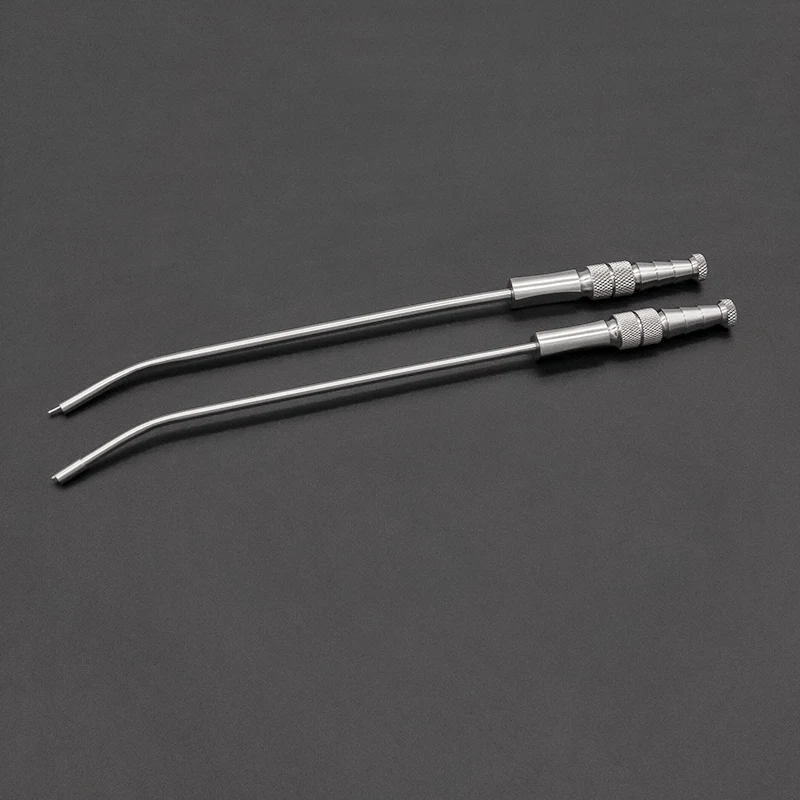 Oral Suction Tube Suction Tube Dental Implant Tools Strong Suction Head Sputum Suction Stainless Steel Metal Suction Tube Rinser