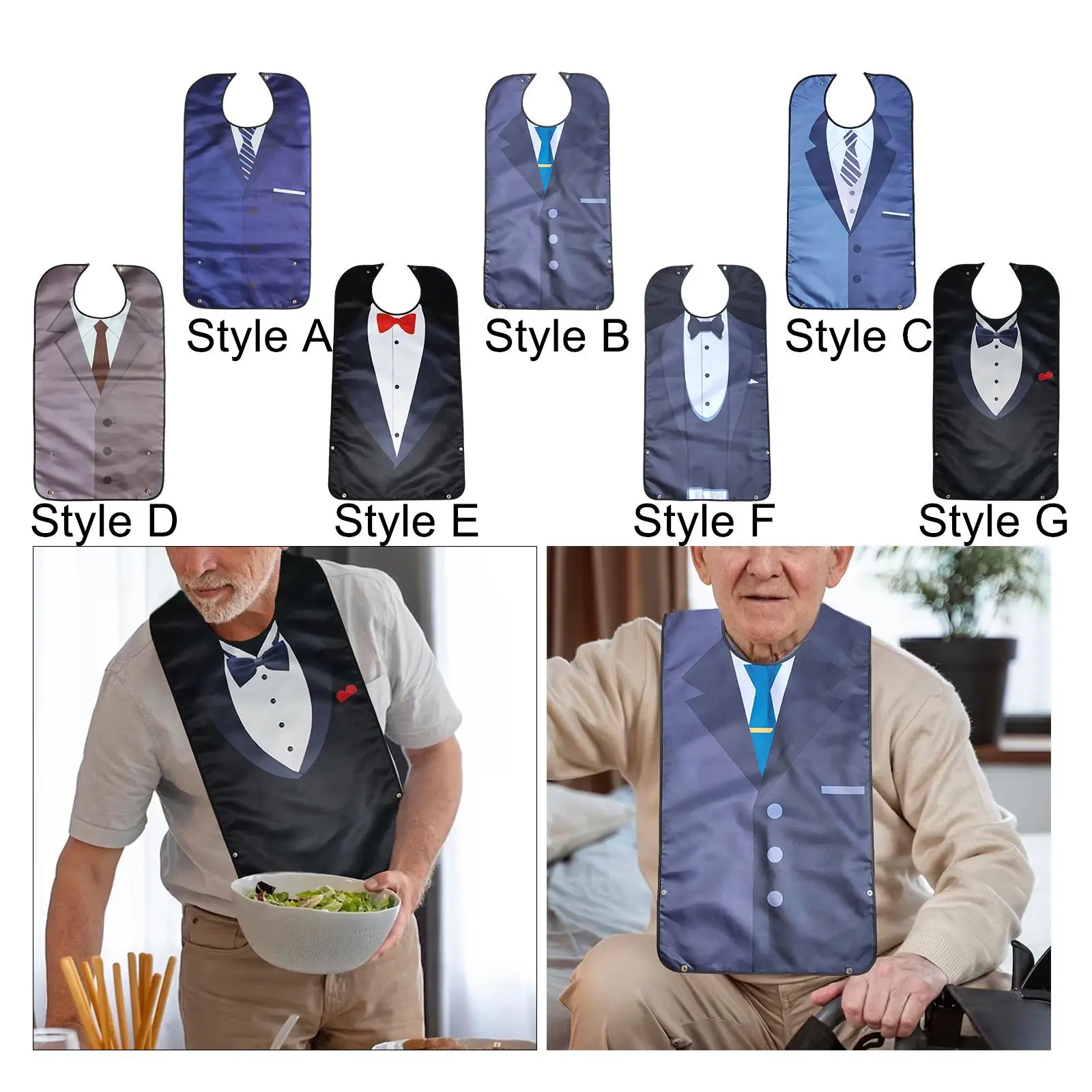 مريلة للكبار / مقاومة للماء للجنسين، مريحة وقابلة للتعديل / بوليستر