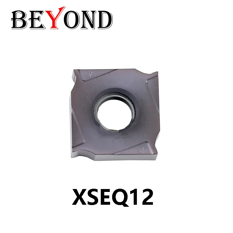 

BEYOND XSEQ1202 XSEQ1203 XSEQ12T3 XSEQ1204 XSEQ12T4 Three-Edge Milling Carbide Inserts CNC XSEQ 1202 1203 12T3 1204 12T4 Cutter