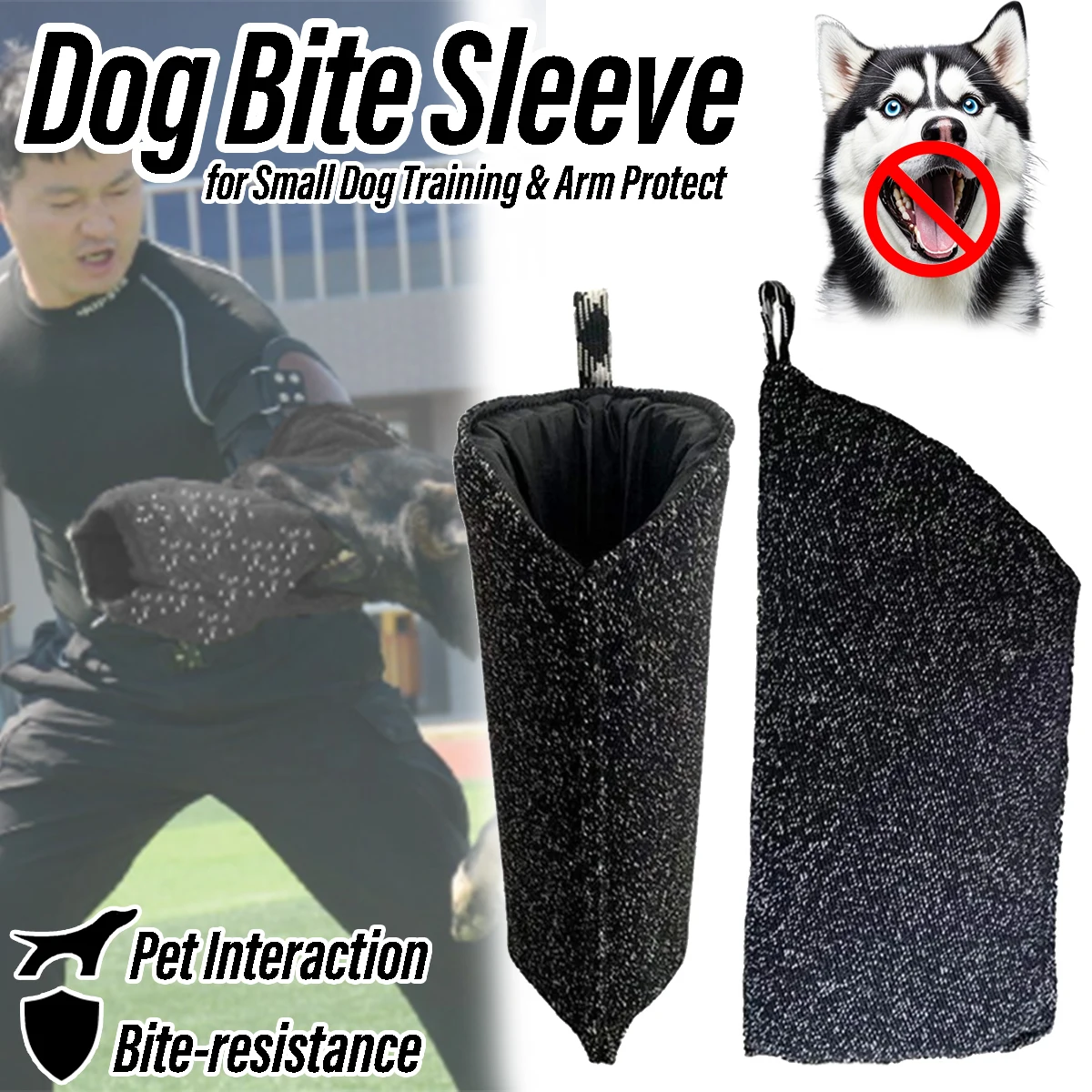 Portable Dog Training Sleeve Pet Bite Target Bite Sleeve Dog Training Set for Puppy Small Dog Pet Supplies