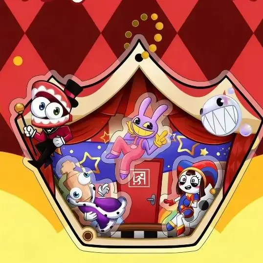 

The Amazing Digital Circus Openable Shaker 3 free pieces PREORDER Original Acrylic Handmade Cute Cartoon Anime Keychain Pendant