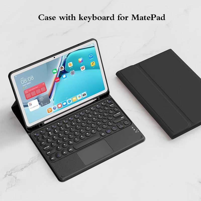 Tablet Case for Huawei MatePad Pro 10.8 Cover for MatePad 11 Air 11.5 Funda 10.4 2020 2023 SE Smart Cover with Touch Keyboard