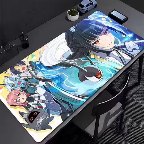 Mouse Pad Laptop PC Anime Girl Hoshimi Miyabi Mousepad Zenless Zone Zero Desktop Mouse Mat Laptop Kawaii ZZZ Gaming Keyboard Pad