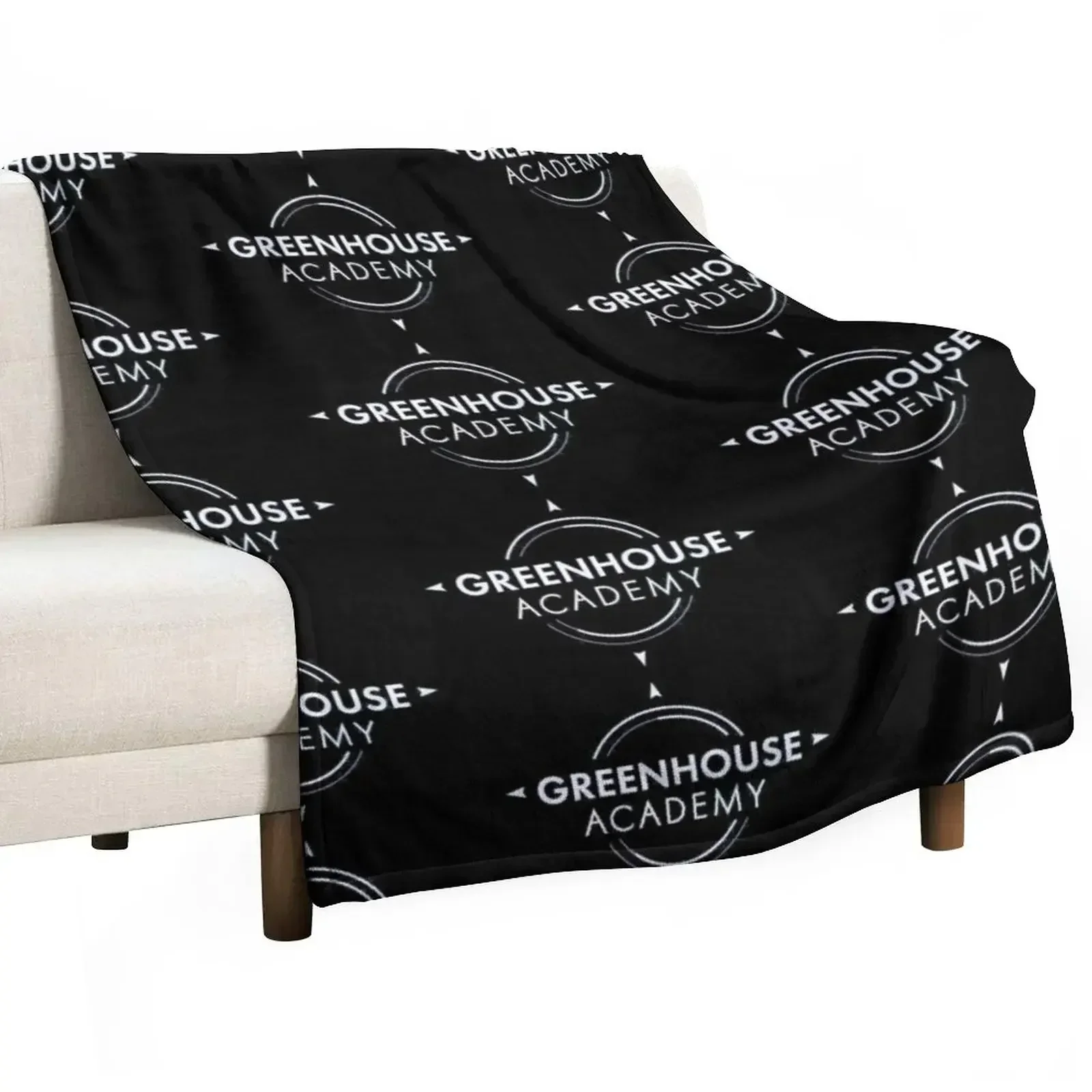 Greenhouse Academy Throw Blanket warm for winter Thermals For Travel Personalized Gift blankets and throws Blankets